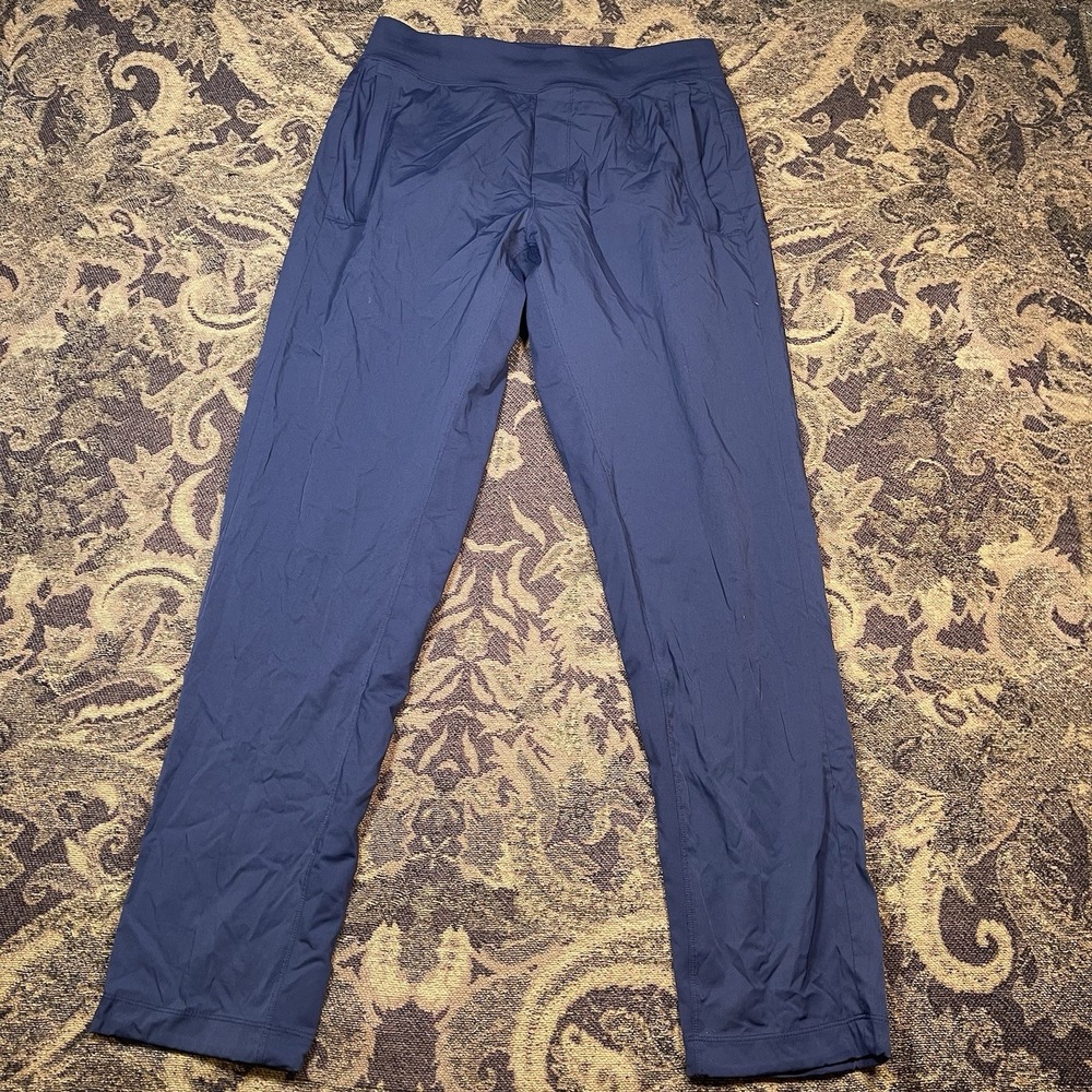 Lululemon Men's Size Medium Blue Straight Leg Seawall Pants Casual With Pockets
